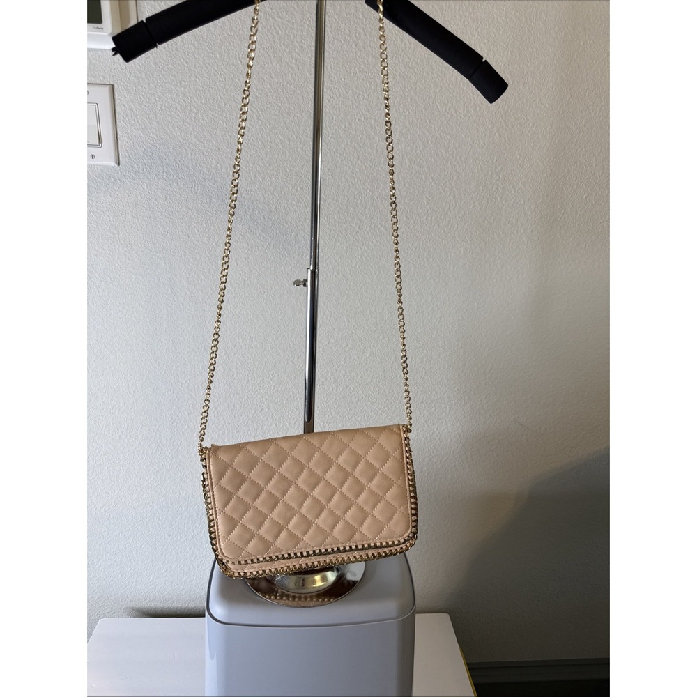 Urban Expressions‎ Pink Temperance Quilted Chain Crossbody Purse